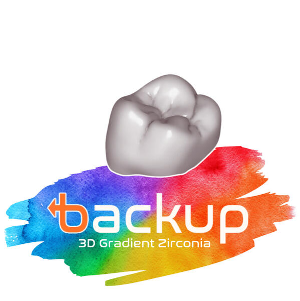 Backup 3D Gradient zirconia